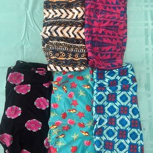 Lot of OS Lularoe leggings